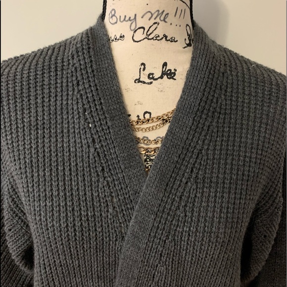 CCK wool blend cardigan woven sweater - Picture 2 of 11